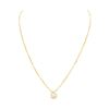 Image 2 : 14/22KT Yellow Gold 0.29ct Diamond Pendant with Chain
