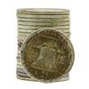 Image 2 : Roll of (20) 1958 Brilliant Uncirculated Franklin Half Dollar Coins