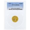 Image 1 : 1907 $2 1/2 Liberty Head Quarter Eagle Gold Coin PCGS MS62