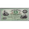 Image 1 : 1873 $1 South Carolina Railroad Company Obsolete Currency Note