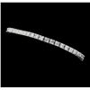 Image 2 : Platinum 3.35ctw Diamond Tennis Bracelet