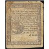 Image 1 : 1777 Pennsylvania Four Pence Colonial Currency Note