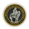 Image 1 : .999 Silver Binion's Horseshoe Las Vegas, NV $10 Casino Limited Edition Gaming T