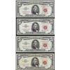 Image 1 : Lot of (4) 1963 $5 Legal Tender Notes