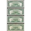 Image 2 : Lot of (4) 1963 $5 Legal Tender Notes