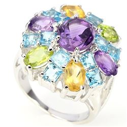 Natural Gemstone Ring