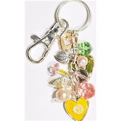 Metal Charm Heart Keychain. Retail $60