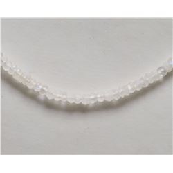 Sterling Silver Clasp Moonstone Necklace Retail $300