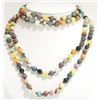 Image 1 : Natural Agate Necklace (56in)Insurance Value $ $421