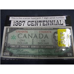 1967 CANADIAN CENTENNIAL DOLLAR