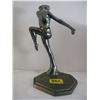 Image 1 : VINTAGE ART DECO CAST FIGURINE/APPROX 8" HIGH