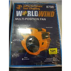 NEW IN BOX ASTRO NEWMATIC MULTI POSITION FAN