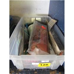 CONTAINER OF MISC FISHING SUPPLY ETC