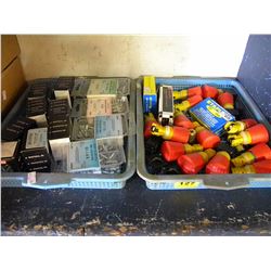 2 TRAYS OF STAPLES/SCREWS/ETC