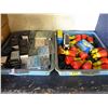 Image 1 : 2 TRAYS OF STAPLES/SCREWS/ETC