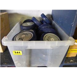 BOX OF LUGGAGE TROLLY WHEELS