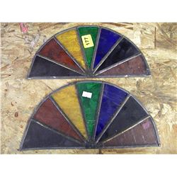 2 SMALL LED & GLASS WINDOWS