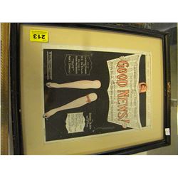 FRAMED MOVIE POSTER (GOOD NEWS)