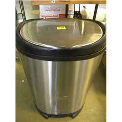 BLACK & STAINLESS BIN