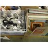 Image 1 : LARGE TUB OF MISC POWER CORDS/BOX OF RECORDS