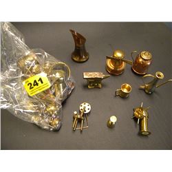 BAG OF MISC BRASS MINITURES