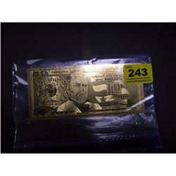 24K GOLD FOIL AMERICAN 50 DOLLAR COLLECTIBLE BILL