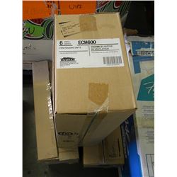 3 BOXES OF 6 BROAN FAN HOUSING UNITS (18 IN TOTAL)