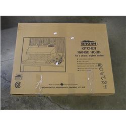 BROAN 24" RANGE HOOD (ALMOND COLOUR)