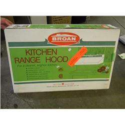 BROAN DUCT FREE RANGE HOOD(ALMOND COLOUR)..
