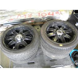 4 EAGLE F1 LOW PROFILE 245/45ZR20S TIRES ON RIMS
