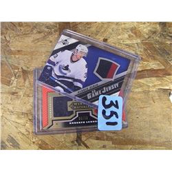 LUONGO & SEDIN GAME JERSEY HOCKEY CARDS
