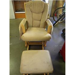 SHERMAG GLIDER ROCKER 2/FOOTSTOOL