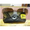 Image 1 : AUTHENTIC RAYBAN SUNGLASSES WITH CASE