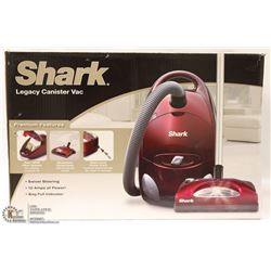 SHARK LEGACY CANISTER VACUUM W/ POWER HEAD & BAG