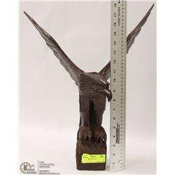 WOOD CARVED EAGLE