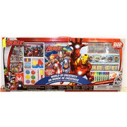 NEW MARVEL AVENGER GIANT ART PAD & STICKERS