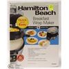 Image 1 : NEW HAMILTON BEACH BREAKFAST WRAP MAKER