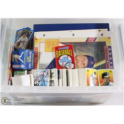 BIN WITH OVER 5,500 BASEBALL CARDS
