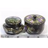 Image 1 : A PAIR OF HAND PAINTED UKRAINIAN RING BOXES