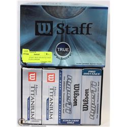 NEW W STAFF TRUE VELOCITY GOLF BALLS FLIES LONGER