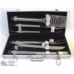 5 PIECE STAINLESS STEEL BBQ SET