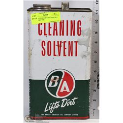 VINTAGE CLEANING SOLVENT B A LIFTS DIRT THE