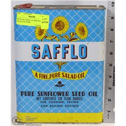 VINTAGE SAFFLO A FINE PURE SALAD OIL PURE