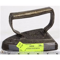 METAL SAD IRON WITH METAL HANDLE