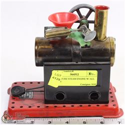MINIATURE STEAM ENGINE W/ ALL PARTS
