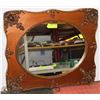 Image 1 : BROWN WOODEN ANTIQUE MIRROR
