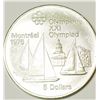Image 1 : #3-AUTHENTIC CANADIAN 1972 OLYMPIC $5 SILVER