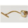 Image 1 : #7-MEN'S OVAL TWO-TONED TIE TAC