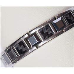#33-STAINLESS STEEL MEN'S BRACELET (APP 60G)