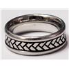 Image 1 : #44-STAINLESS STEEL MEN'S RING (APP 6G)